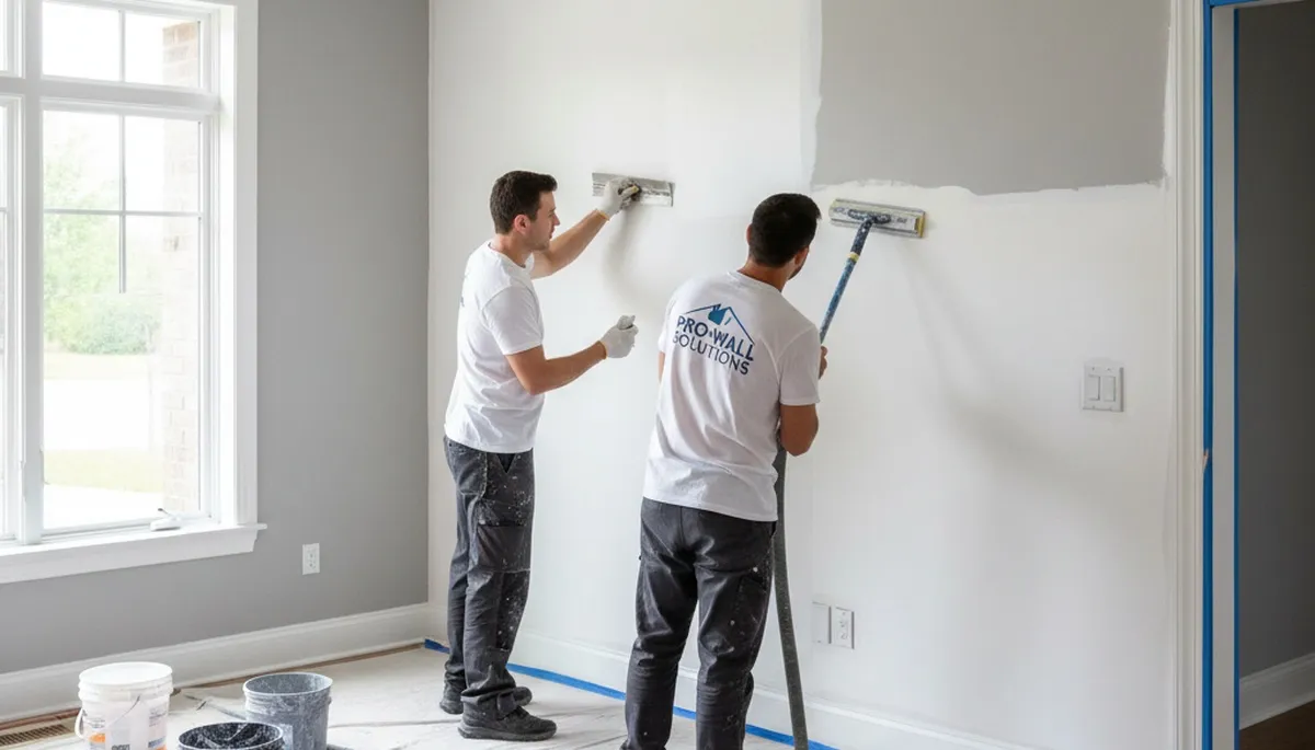 Drywall repair in Los Angeles, CA by painting pros fixing cracks and water damage