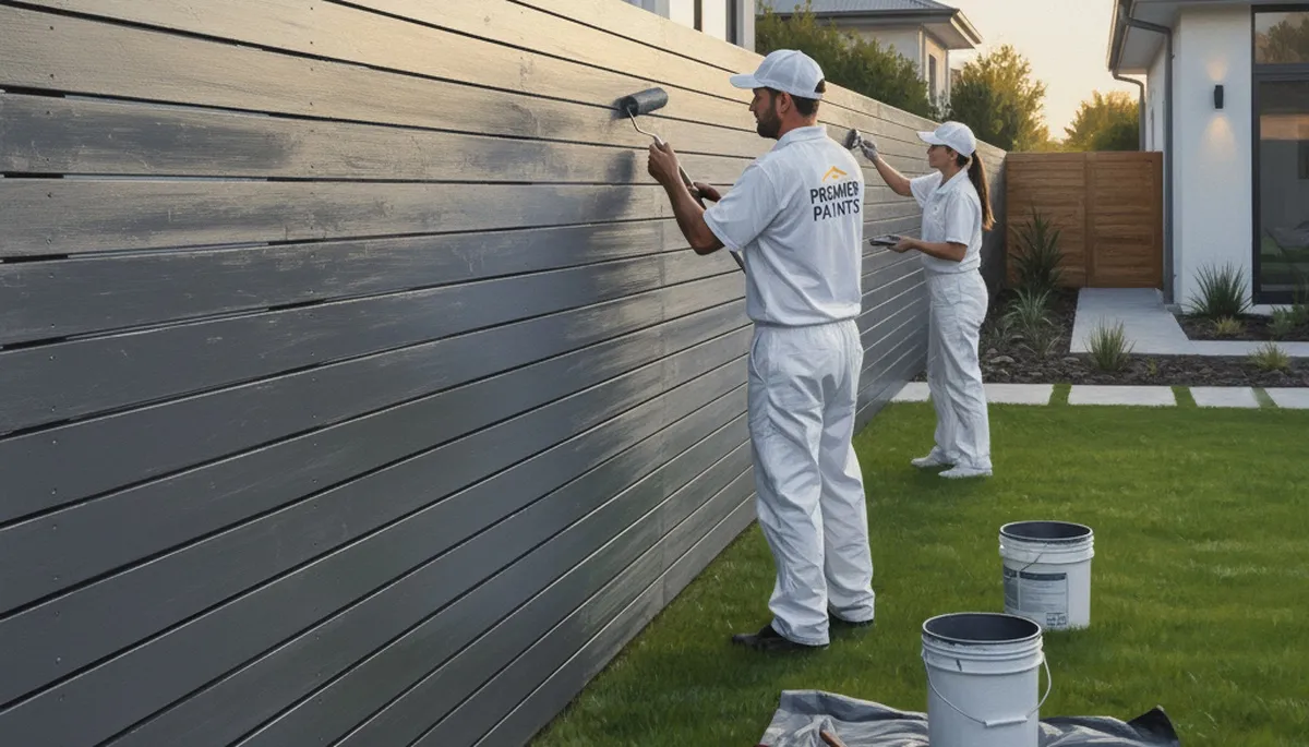 Fence painting in Los Angeles, CA for sun and coastal weather protection