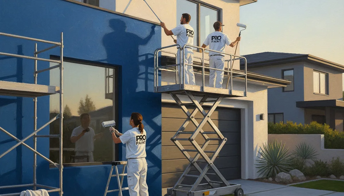 Professional house painting in Los Angeles, CA for durable exterior and interior finishes