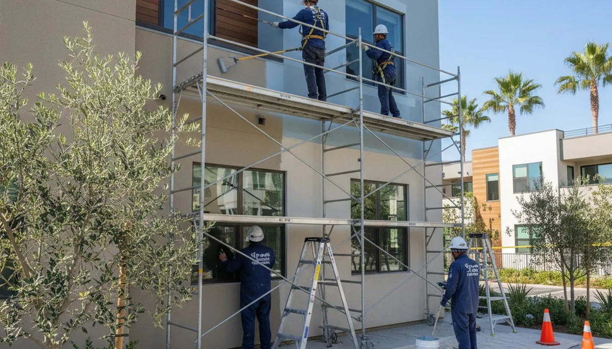 Painting crew in Los Angeles, CA providing professional interior and exterior painting services
