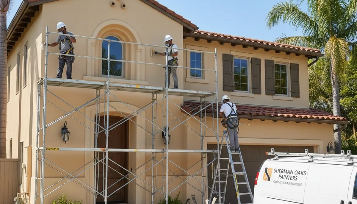Los Angeles, CA painting contractor providing professional interior and exterior painting services