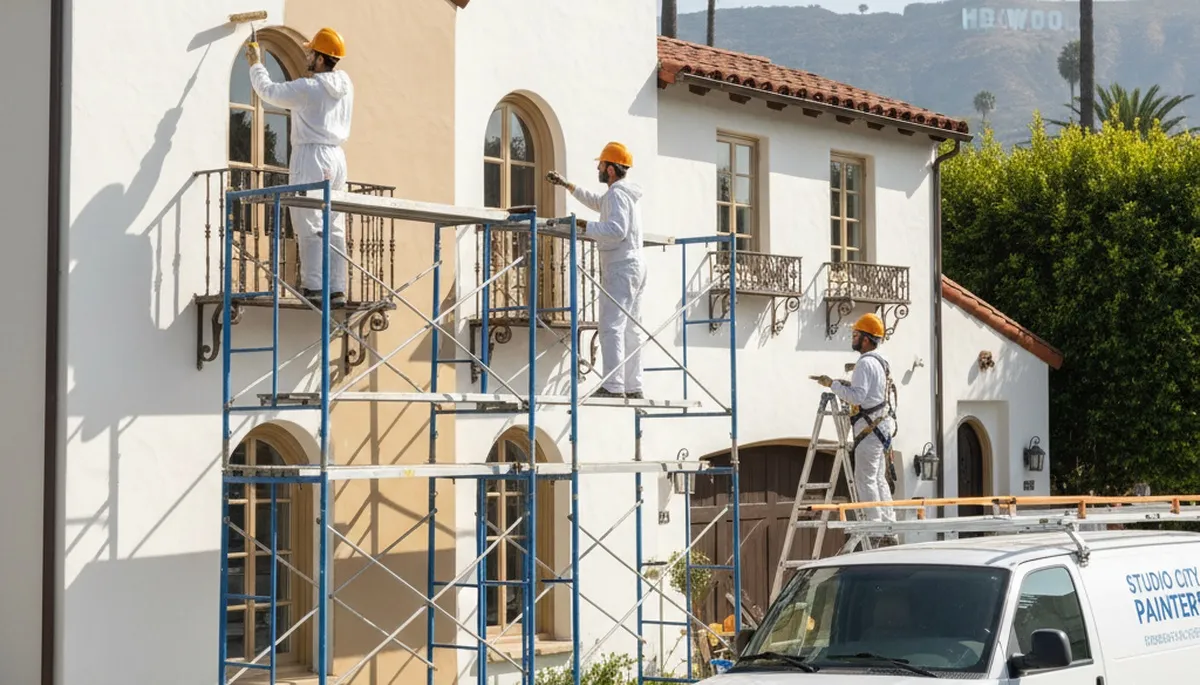 Los Angeles, CA painting company crew providing professional residential and commercial painting services